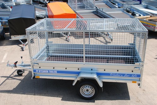 Enclosed cage trailer 8ft - enclosed,