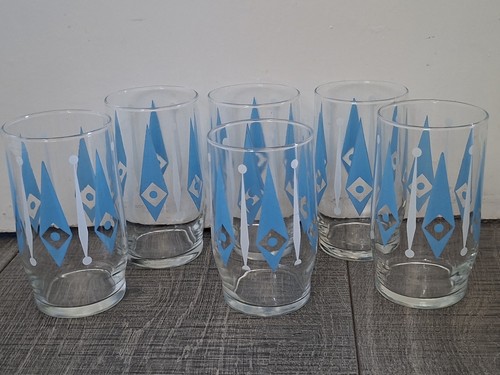 Vintage mcm drinking glasses - vintage,