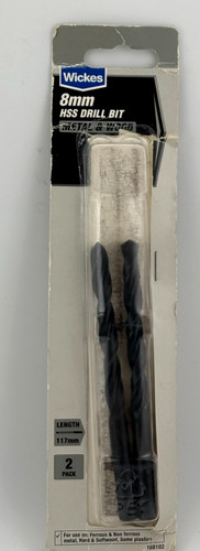 Wickes 8mm hss drill - 8mm, bit