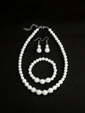 Pearl Necklace Earring