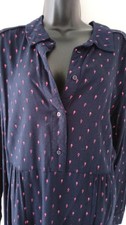 Oliver Bonas Navy Midi Shirt Dress - Size 14 Worn Once