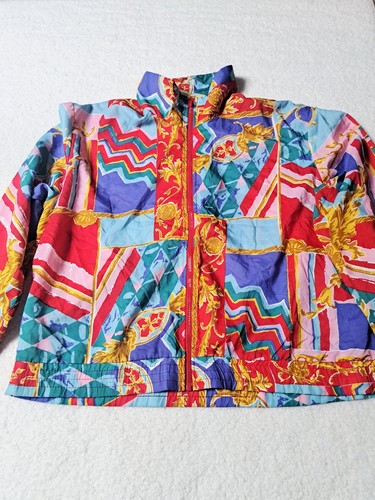 Vintage 90s baroque silk - 80,