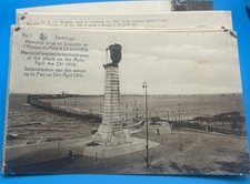 Rare Set 18 Postcards Depicting The Battle Of Zeebrugge & It’s War Years Damage.
