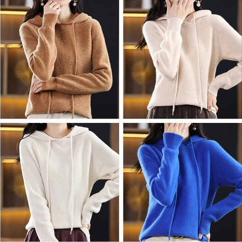 Women warm sweater knitted - women's,