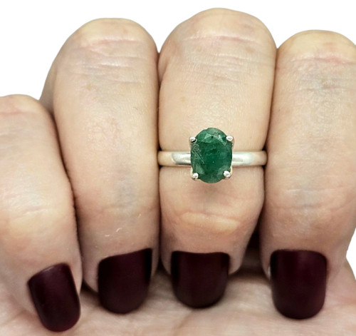 Genuine emerald ring may - ring,,