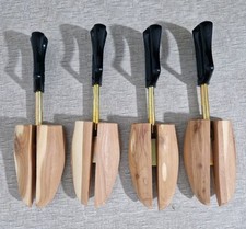 2 Pairs Rochester Shoe Tree Co. XL Mens Cedar Shoe Trees Split Toe Spring Back 