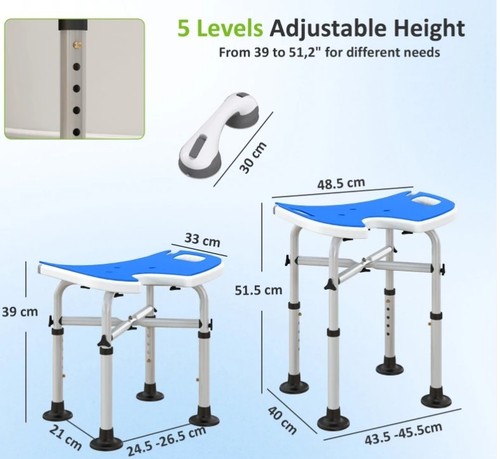 Homcom adjustable bath shower - homcom,