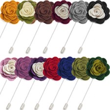 CAMELLIA LAPEL PIN Handmade