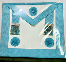 Masonic Regalia CRAFT MASTER MASON APRON LAMBSKIN LEATHER *NEW*
