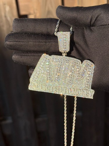 Iced out platinum plt - out, pendant