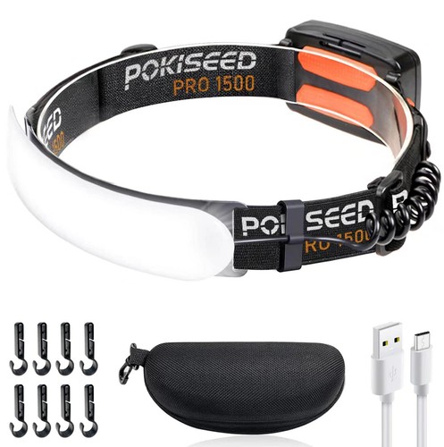 Rechargeable led headlamp 1500 - led,