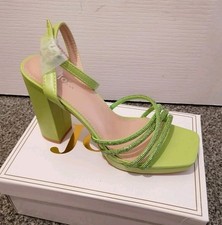 Green Sandals Size 6
