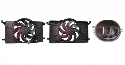 Radiator fan motor - , for