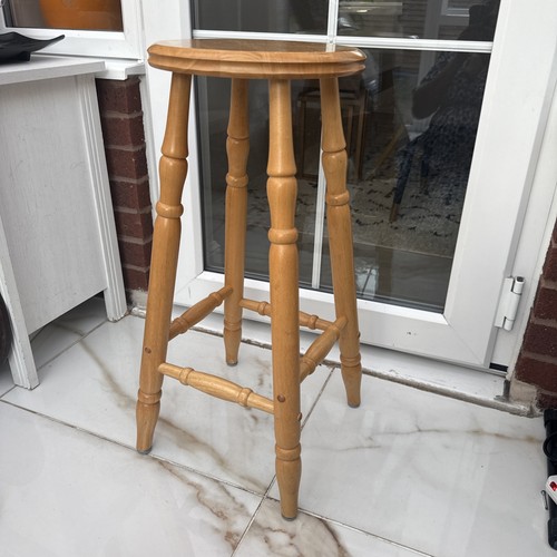 Vintage tall stool seat - vintage,