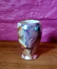 Old Court Ware Lusterware Handpainted Vase, Vintage 3in Height Collectable VGC
