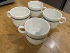 Vintage Pyrex Cups X 4 Ex Con 