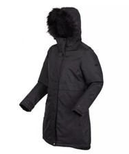 Regatta Womens Lyanna Jacket Waterproof Breathable Parka Coat Fur Trim Hood