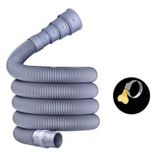 Foldable Caravan Hose W/Adjustable Adapter,RV Sewer Hose Drain-pipe For Caravans