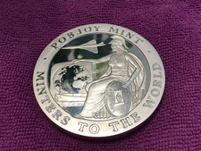 POBJOY MINT COIN, 315.8 grams, 925 silver. Minters to the world. Limited edition