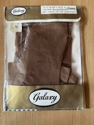 Vtg galaxy seam free - seam, sheer