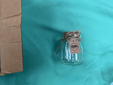 Set of 12 Mini Glass Jars (100mL) with Cork Lids, Short Pudding Bowl - Great ...