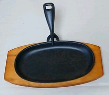 Cast Iron Sizzle Platter With