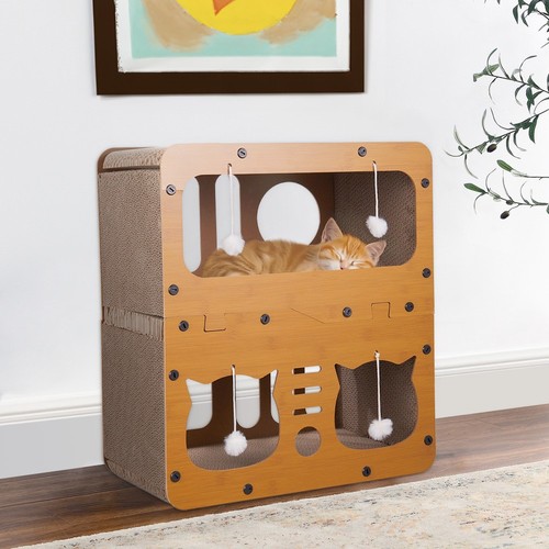 Cat scratcher house - cat, 2