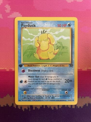 Pokemon card psyduck team - pokemon,