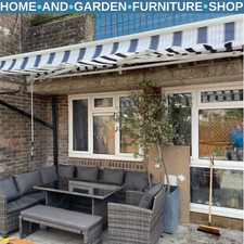 4m x 3m Manual Garden Awning