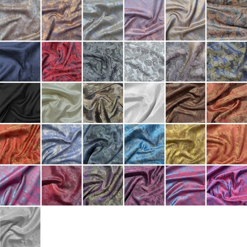 Paisley jacquard poly - paisley,