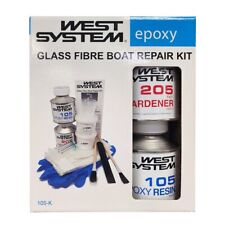 West System 105- K Epoxy Resin & 205 Hardener Glass Fibre Repair Kit CLEARANCE