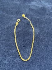 Foxtail 18k Solid Gold Bracelet