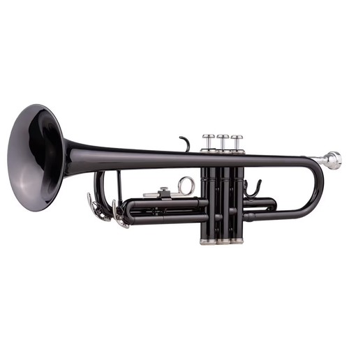 Brass plated black trumpet - plated,