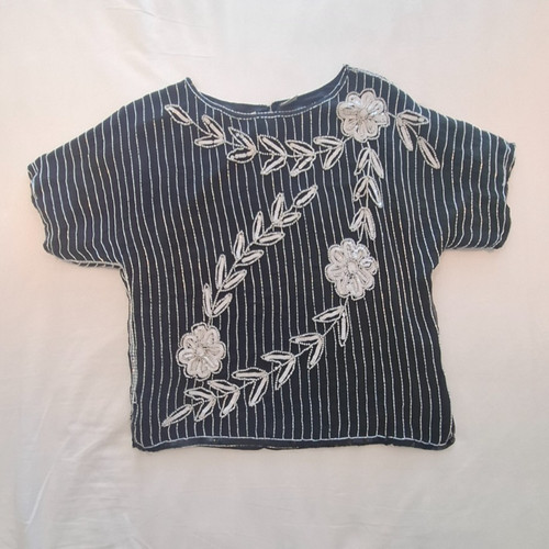 Vintage frank usher black silk - vintage,