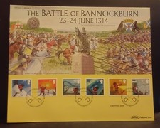 2004 Benham Ltd Ed UK Military Flight First Day Cover - Battle of Bannockburn