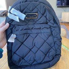 MARC JACOBS Quilted Nylon Backpack - Black NWT $225