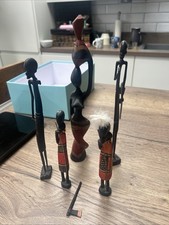 Wooden African Figures Job Lot