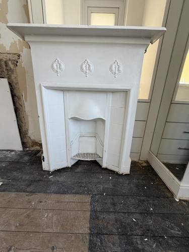 Cast iron fireplace solid - fireplace, ,