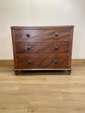 Antique Victorian original Painted Small Pine Farmhouse Country Chest of Drawers