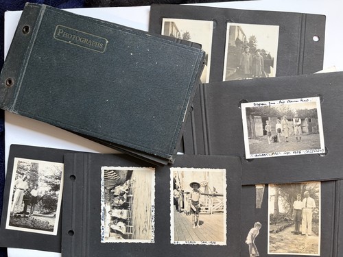 Vintage family photo album - vintage,