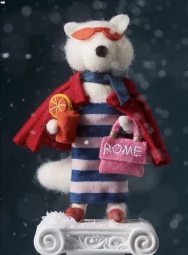 Anthropologie travel fox rome - fox,