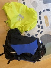 Osprey Eclipse 42 hiking backpack – blue/black, 42L, great condition +rain cover
