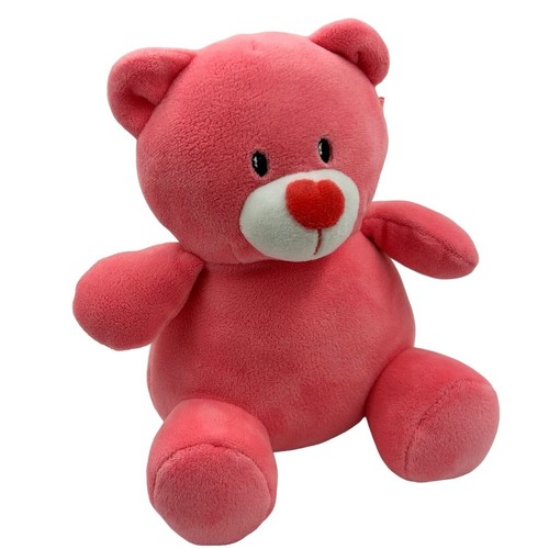 Pink teddy bear plush - plush, soft