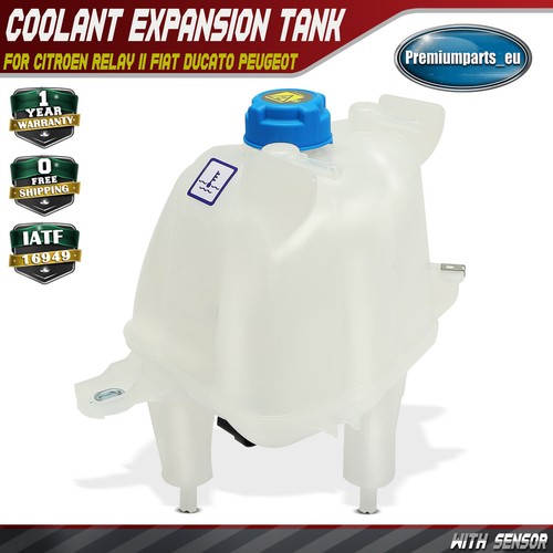 Coolant expansion tank - w/, cap