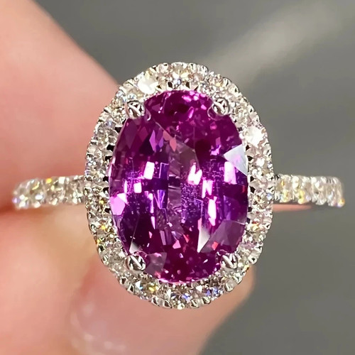 50ct oval cut natural pink - oval,