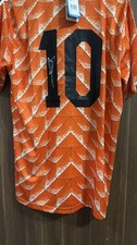 RUUD GULLIT SIGNED HOLLAND 1988 RETRO FOOTBALL SHIRT SEE PROOF