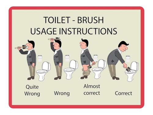 2433 toilet brush usage - 2433,