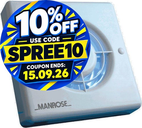 Manrose 100mm standard - 100mm,