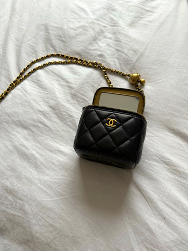 Chanel mini vanity case black - mini,
