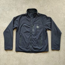 Henri Lloyd Black Softshell Zip-Up Jacket Size Men's Medium